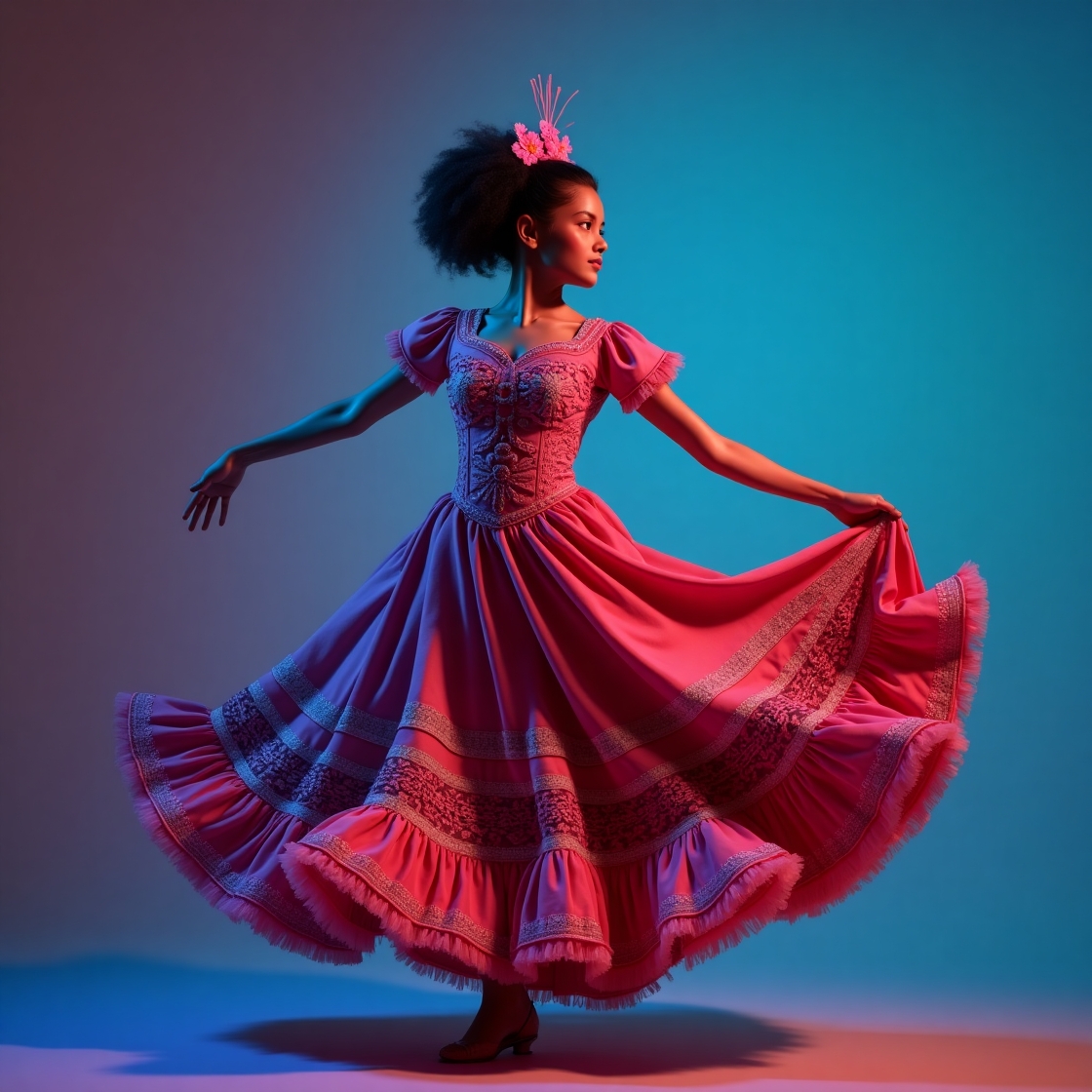 Bailarina en presentación